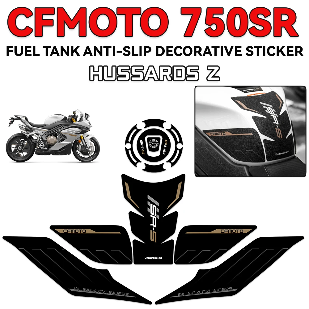 

Motorcycle Accessories Sticker Decal Kit Fuel Tank Pad Protector Anti Slip For CFMOTO CF Moto 750SR 750 SR 750SR-S 750 SRS 750SS