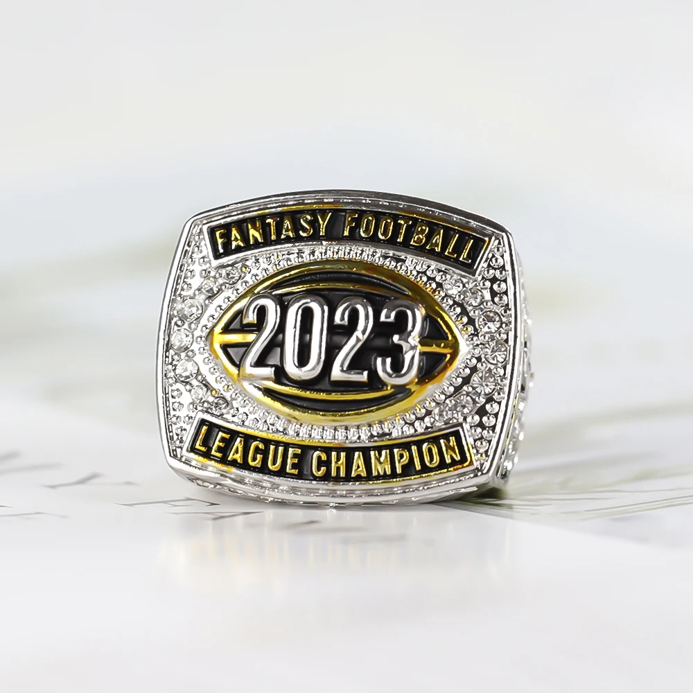 New ring 2023 Fantasy Football League FFL Championship Ring Fans holiday Christmas gifts Same day delivery