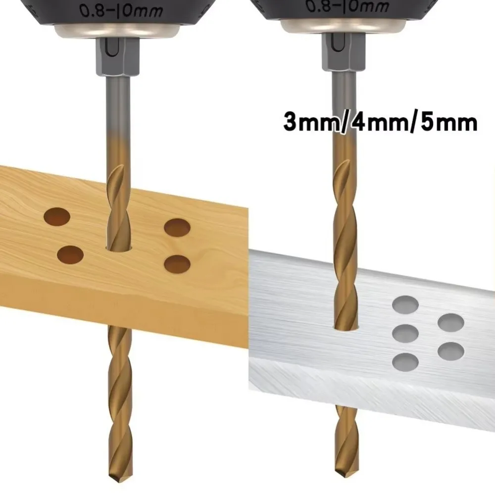 

10Pcs/Set Impact Resistant Magnetic Drill Bit Set Magnetic Twist Drill Sleeve Wrench Adapter Hex Shank Torx Screwdrive