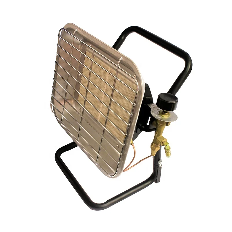 Calentador de gas para exteriores, estufa de camping, calentador de gas portátil, 4,5 kW, con dispositivos de seguridad