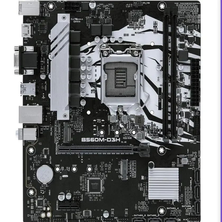

Для ASUS Shengqi H410M-D3V/M.2 H510M-D3H B560M-D3H Поддержка процессора 10 11-го поколения