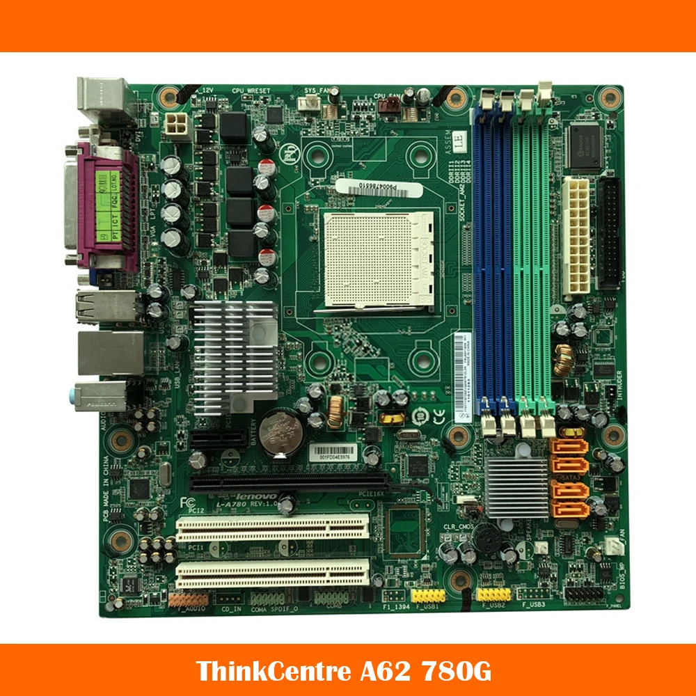 High Quality Desktop Motherboard For Lenovo ThinkCentre A62 780G L-A780 M2RS780MH AM2 Fully Tested