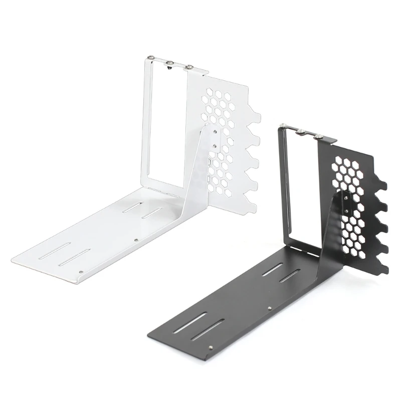 Soporte metal vertical SXJ B para tarjetas gráficas GPU Soporte montaje en rack