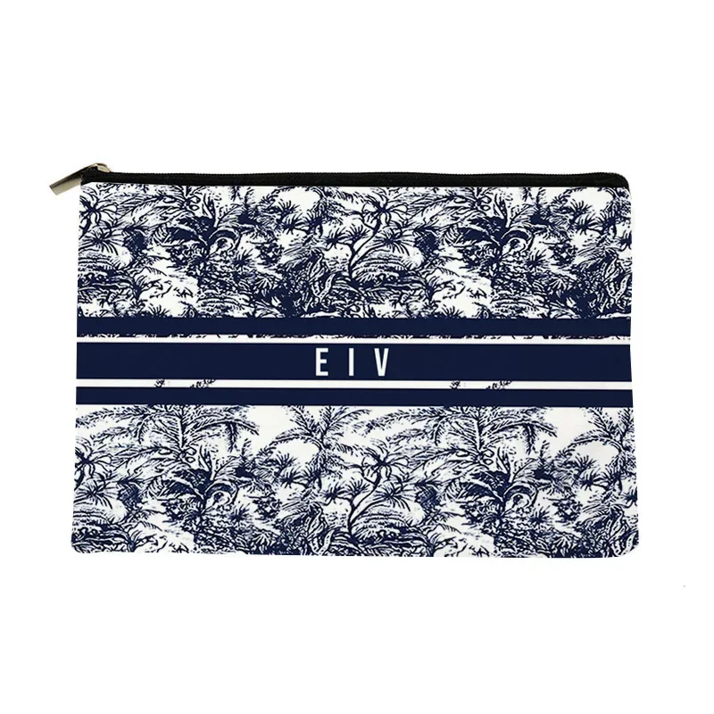 Customized Name Cosmetic Bag Wedding Bride Bridesmaid Lipstick Pouch Travel Storage Makeup Bags Personalized Gift