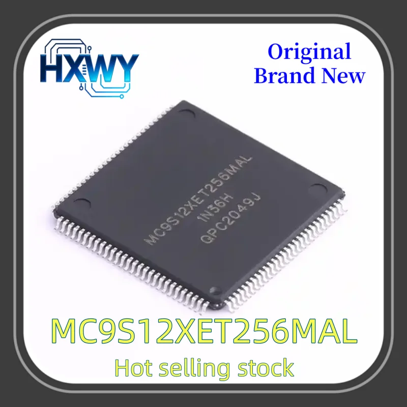 (2/10 Pieces) MC9S12XET256MAL MC9S12XET256 LQFP-112 16 Bit Automotive Single Chip Microcomputer Factory Wholesale Cheap IC Chip