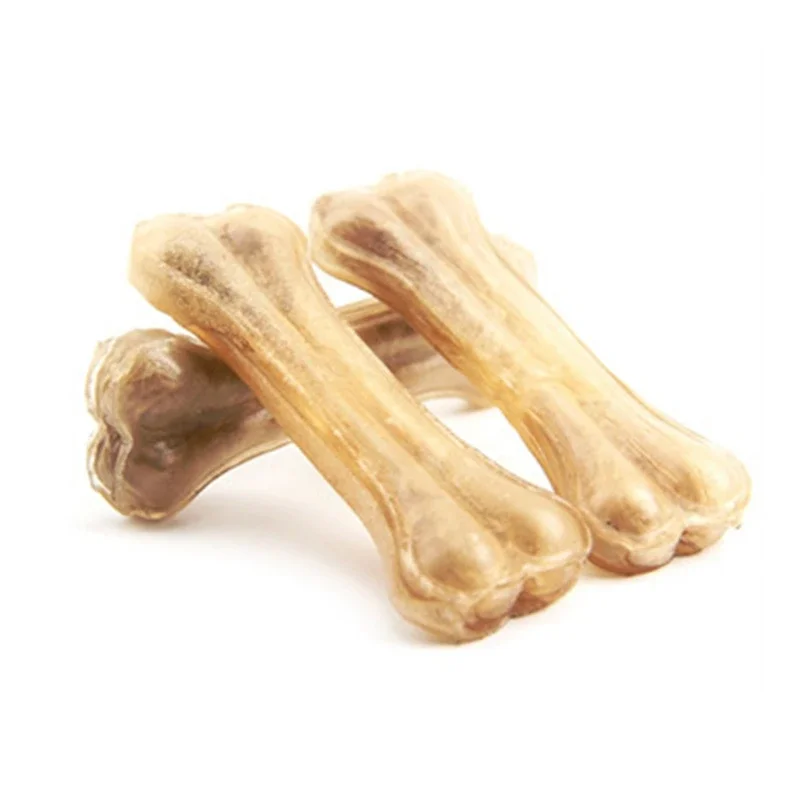 Durable Dog Chew Toys Cowhide Bones Dental Sticks Puppy Treats Supplies Cleaning Teeth Healthy Snacks for Small Medium Large Dog