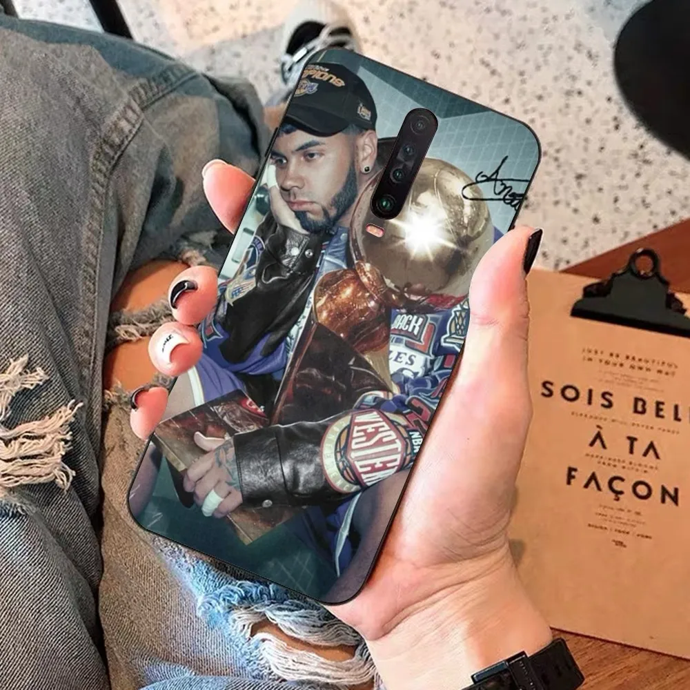 A-Anuel AA Rappers Phone Case For Redmi 5 6 7 8 9 10 Plus Pro 6 7 8 9 A GO K20 K30 K40 Pro Plus F3 Fundas