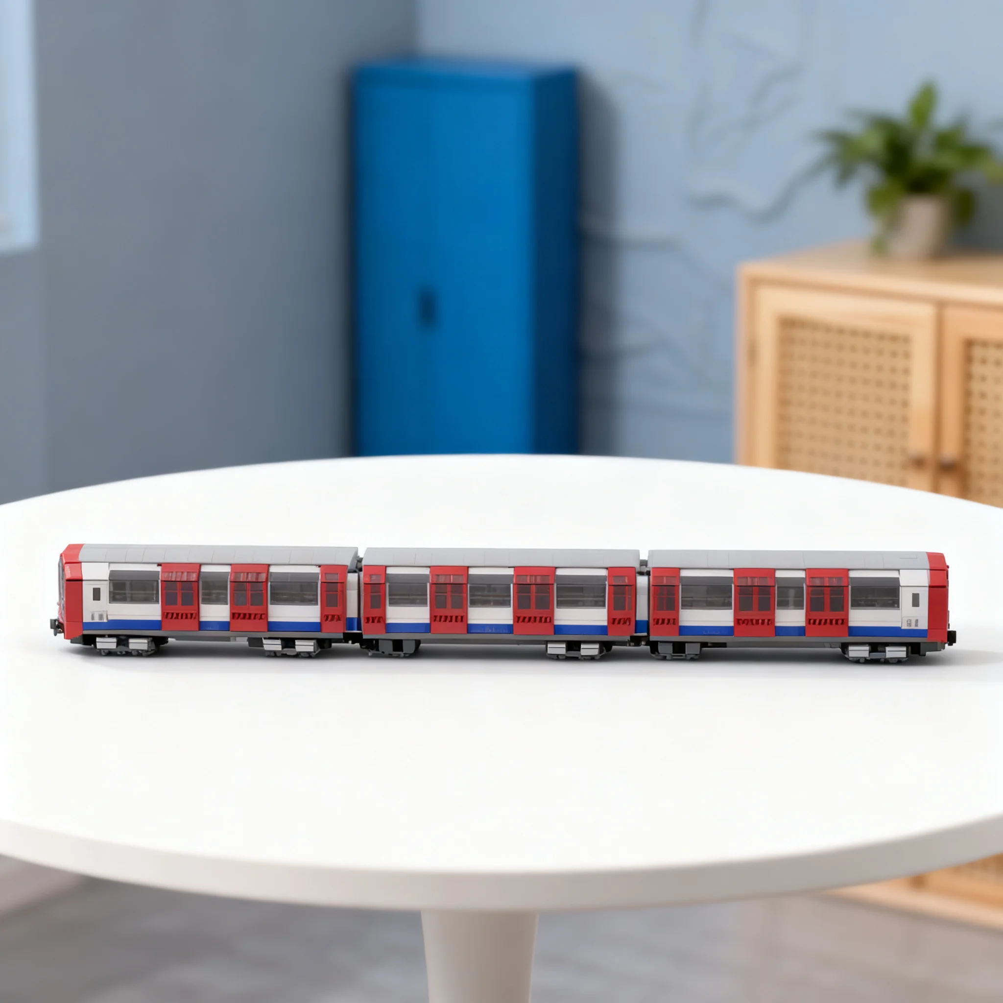 1155pcs MOC London Underground Stock Train Model Building Blocks Construction Toy Christmas Gift 3D Education DIY Creative Idea