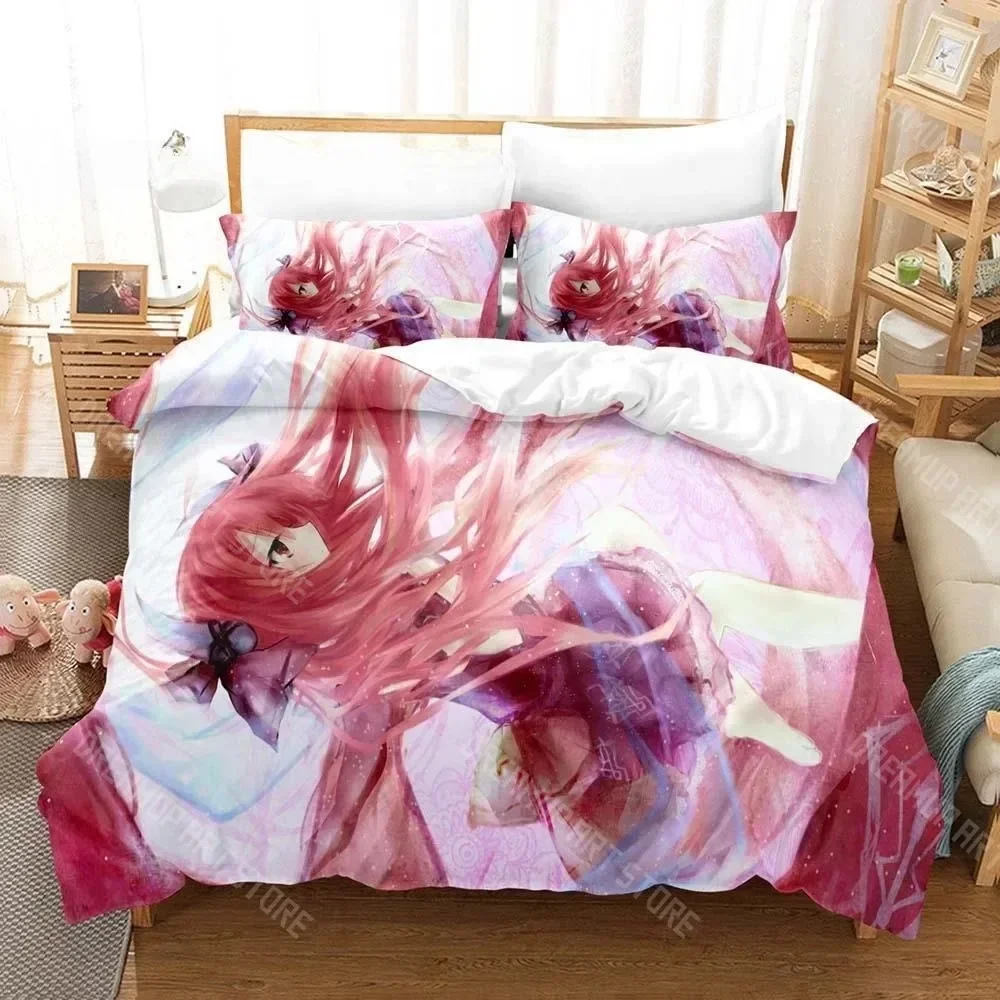 

3D Anime Kawaii Girls Date A Live IV Bedding Set Single Twin Full Queen King Size Bed Set Adult Kid Bedroom Duvetcover Sets
