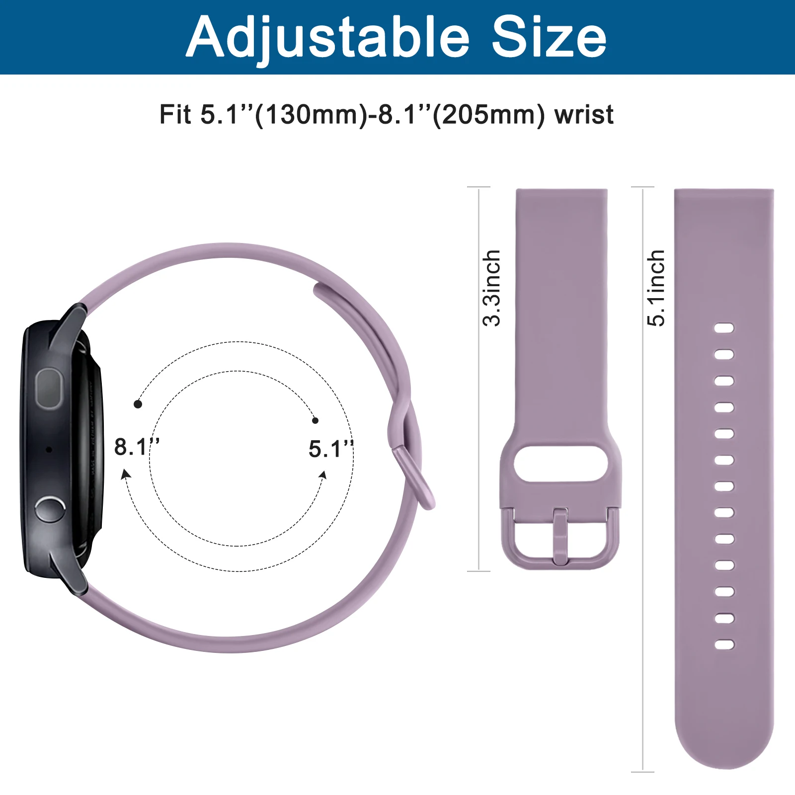 20mm Soft Silicone Strap For Amazfit GTS 4 2 Mini/GTS 3 /GTS 2e Band For Amazfit Bip 3 Pro/Bip U Pro/Bip Lite/Bip S lite Strap