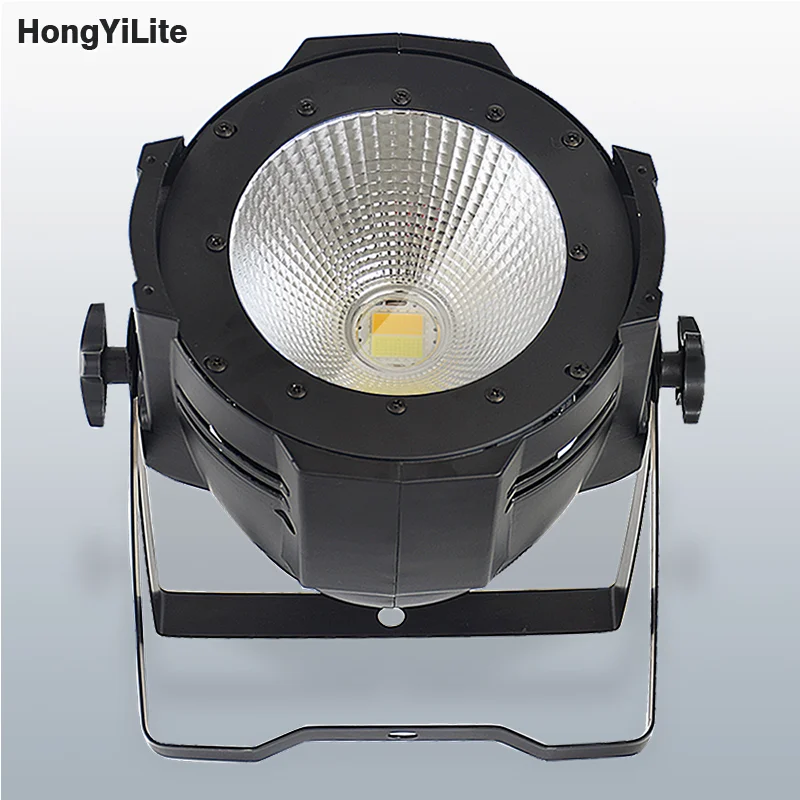

HongYiLite COB PAR Light Aluminum Housing 100W CRI95 3200K/5600K Dual White Powercon In/Out DMX512 For Film Studio Photography