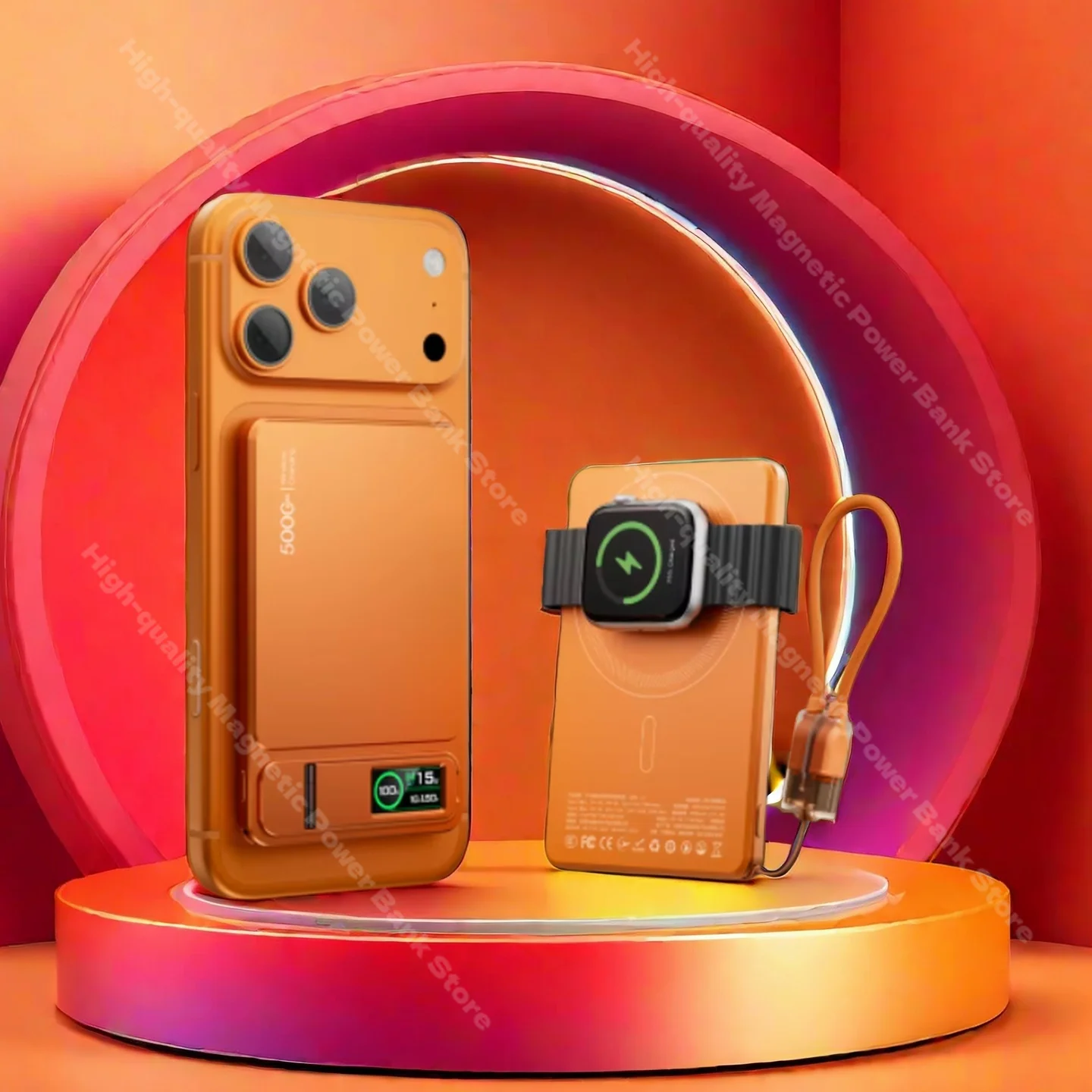 

2026 NEW 10000mAh Magnetic Power Bank Portable Wireless PD20W Fast Charging External Battery for Magsafe for iPhone 17 Pro Max