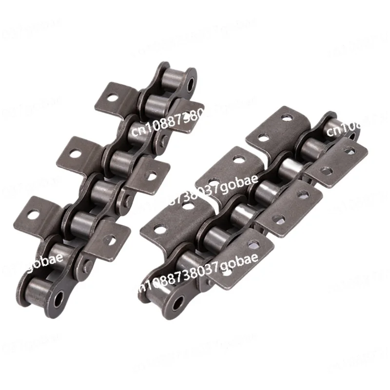 

Industrial drive chain, single row, single side, double side, double hole with ear bending plate chain