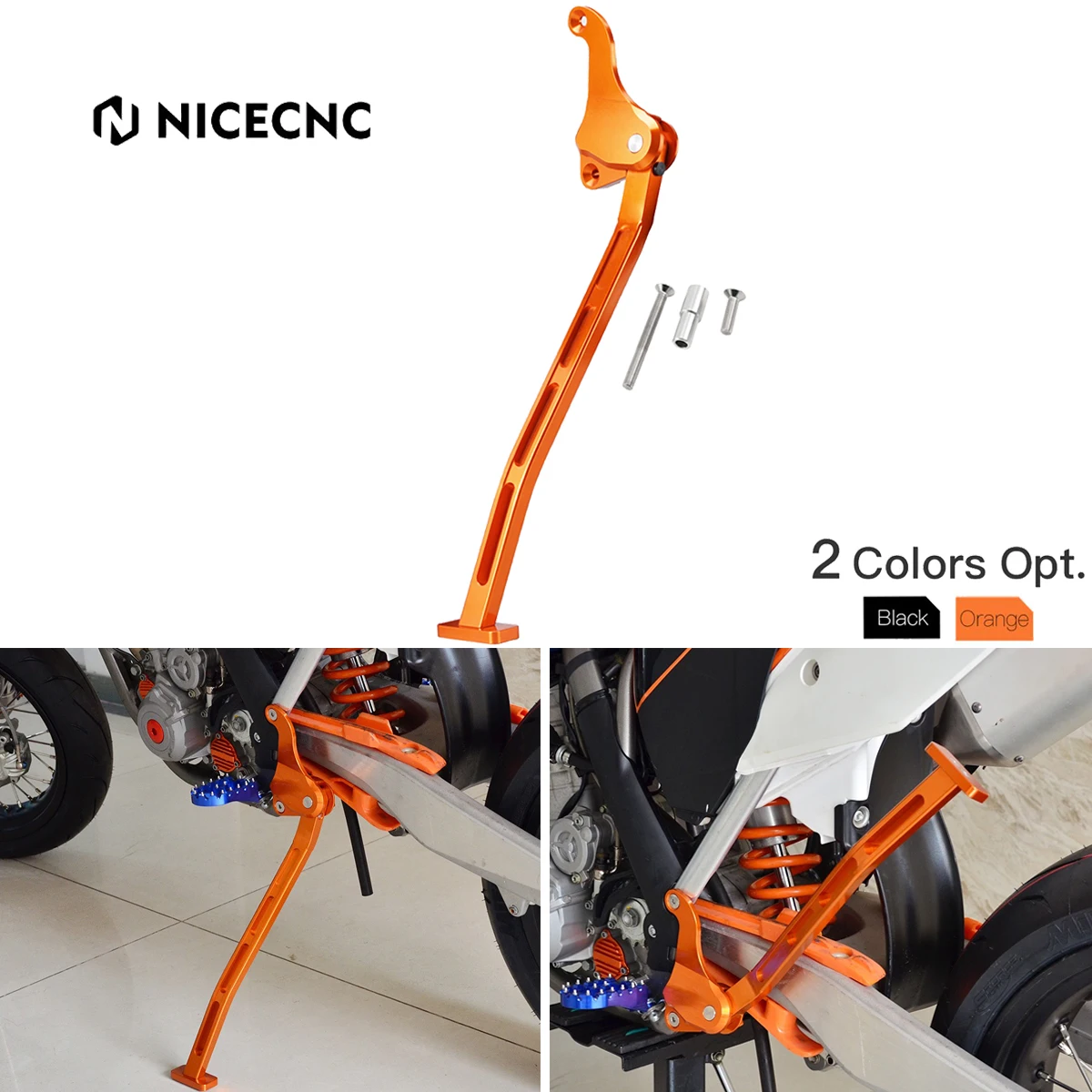 

NICECNC For KTM SX 125 SX 150 SXF 250 SX-F 350 SXF 450 2012-2015 SX 250 2012-2016 Motorcycle Kickstand Kick Side Stand Aluminum