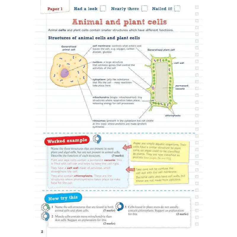 دليل مراجعة بيرسون AQA GCSE لأعلى في علم الأحياء يضمن مراجعة عبر الإنترنت والمسابقات للامتحانات 2025 و2026 9781292135038