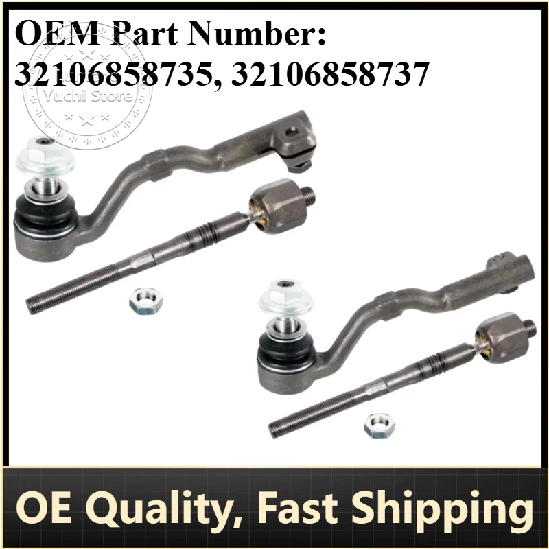 

P/N: 32106858735, 32106858737 - Left/Right Tie Rod Assembly for BMW X5 (F15, F85) 2013-2018, X6 (F16, F86) 2014-2019