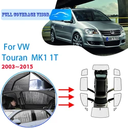 For Volkswagen VW Touran MK1 1T 2003~2015 2009 Car Window Windshield Sunshade UV Protection Reflector Sun Shade Sun Auto Visor