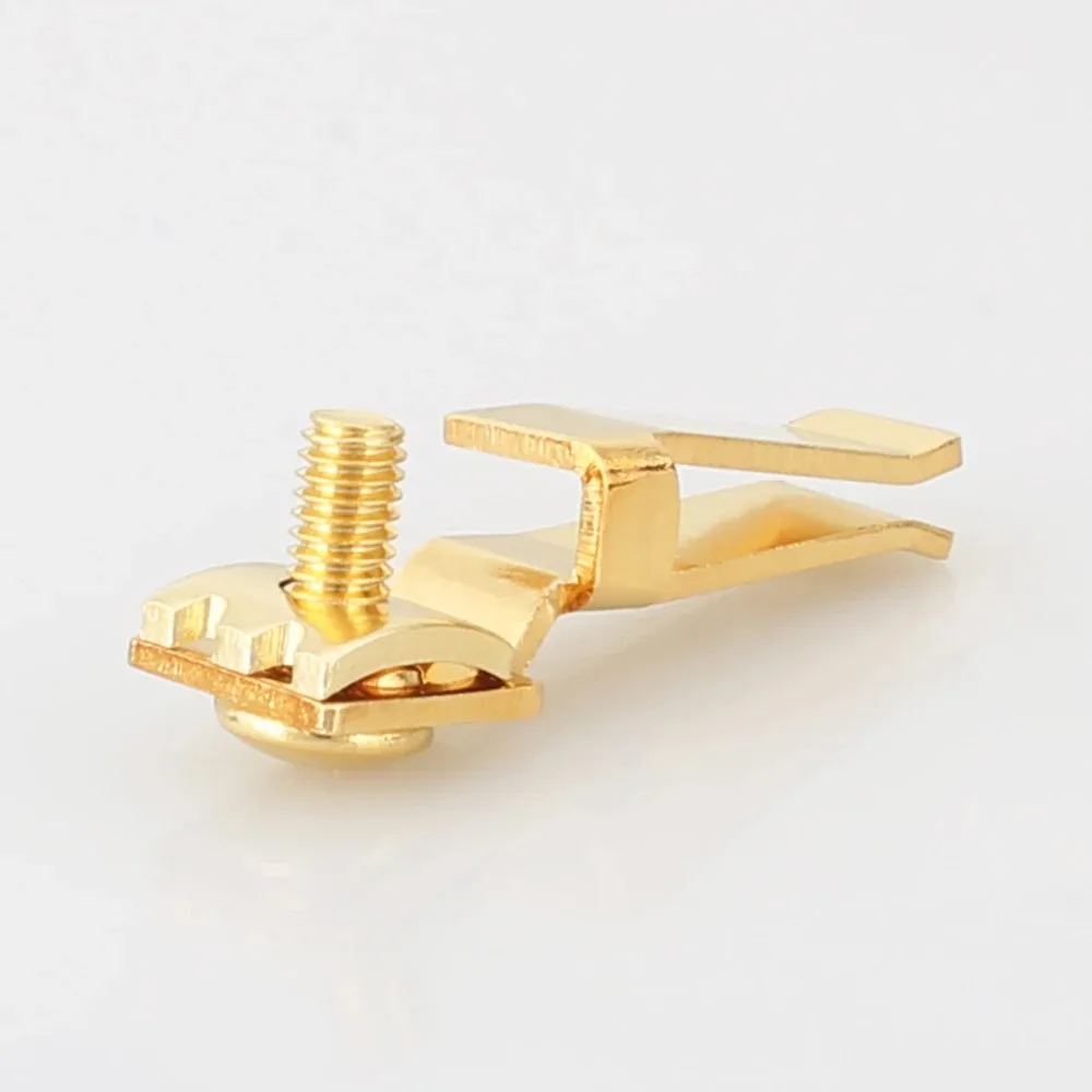 Viborg AudioVF520G 순수 구리 24k 금도금 AC 20A IEC 암 전원 플러그 커넥터