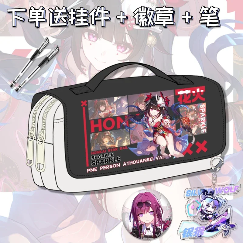 Gioco Honkai: Star Rail Anime Cos HuoHuo Lingsha Yunli Feixiao Misha ecc. Astuccio regalo Unisex giapponese con stampa di grandi volumi