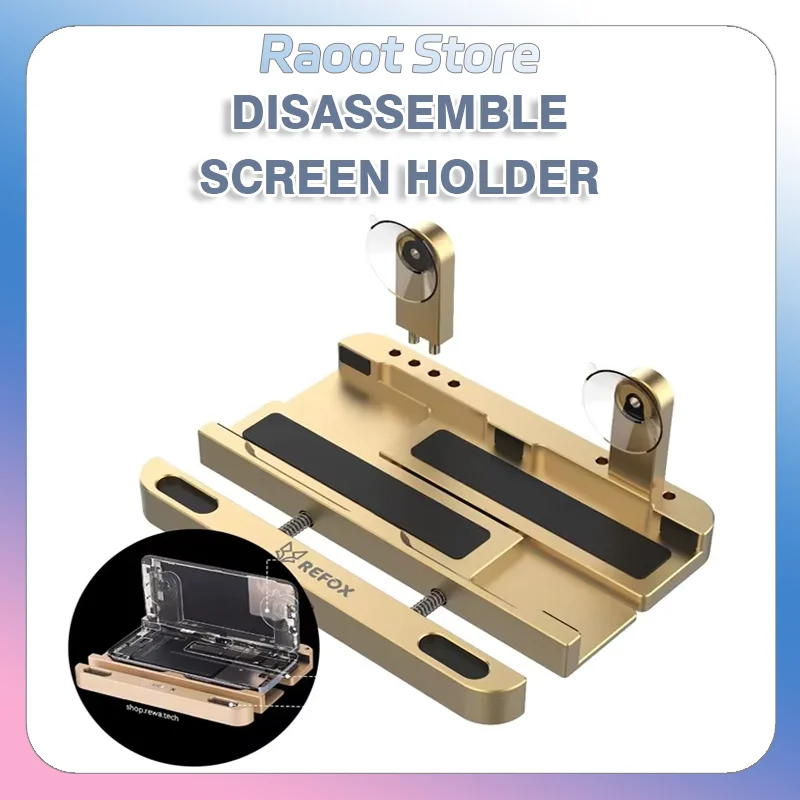 REFOX  RS52 Cell Phone Disassemble Screen Holder for  Screen Back Cover Removal and Installation Universal Fixing Tool Fixture