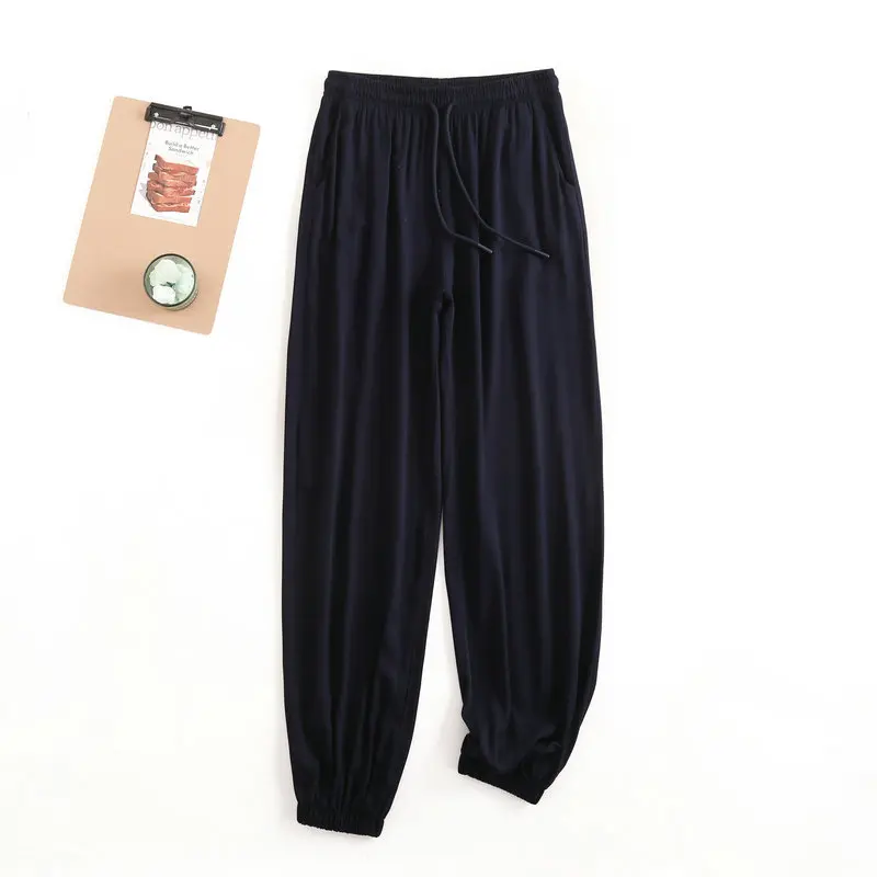 L-4XL Pajama Pants For Women Lounge Sport Style Sleepwear Autumn Winter Nightwear Pant Modal Spring Home Wear Pijama Trousers