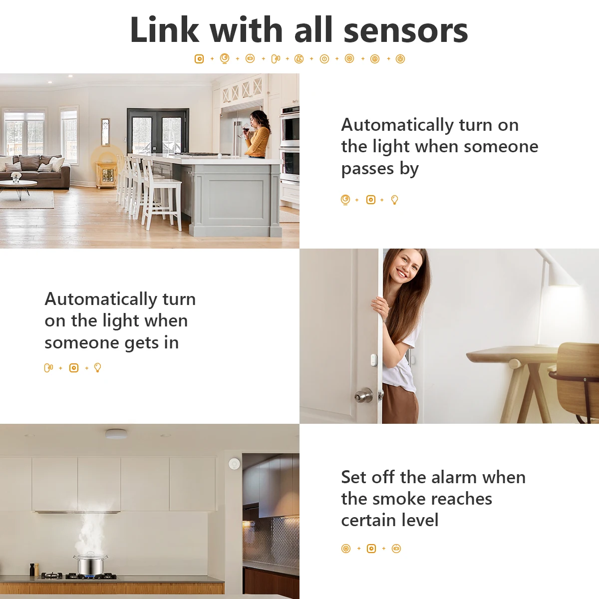 Imou zigbee smart gateway hub drahtlose fernbedienung wi-fi & lan multi-mode für alexa google home smart life zigbee 3,0