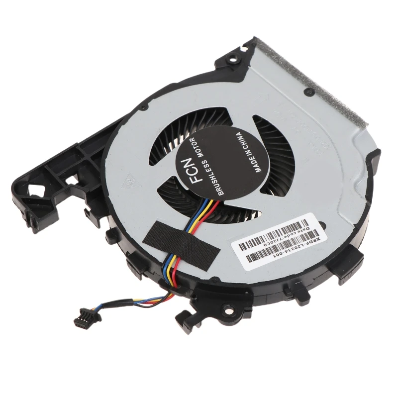 مشعات تبريد مروحة وحدة المعالجة المركزية الأصلية لـ HP بافيليون 15-CX ، CX0049NR ، CX0071 ، CX0061 ، L20334 ، L20335 تبريد بدون فرش