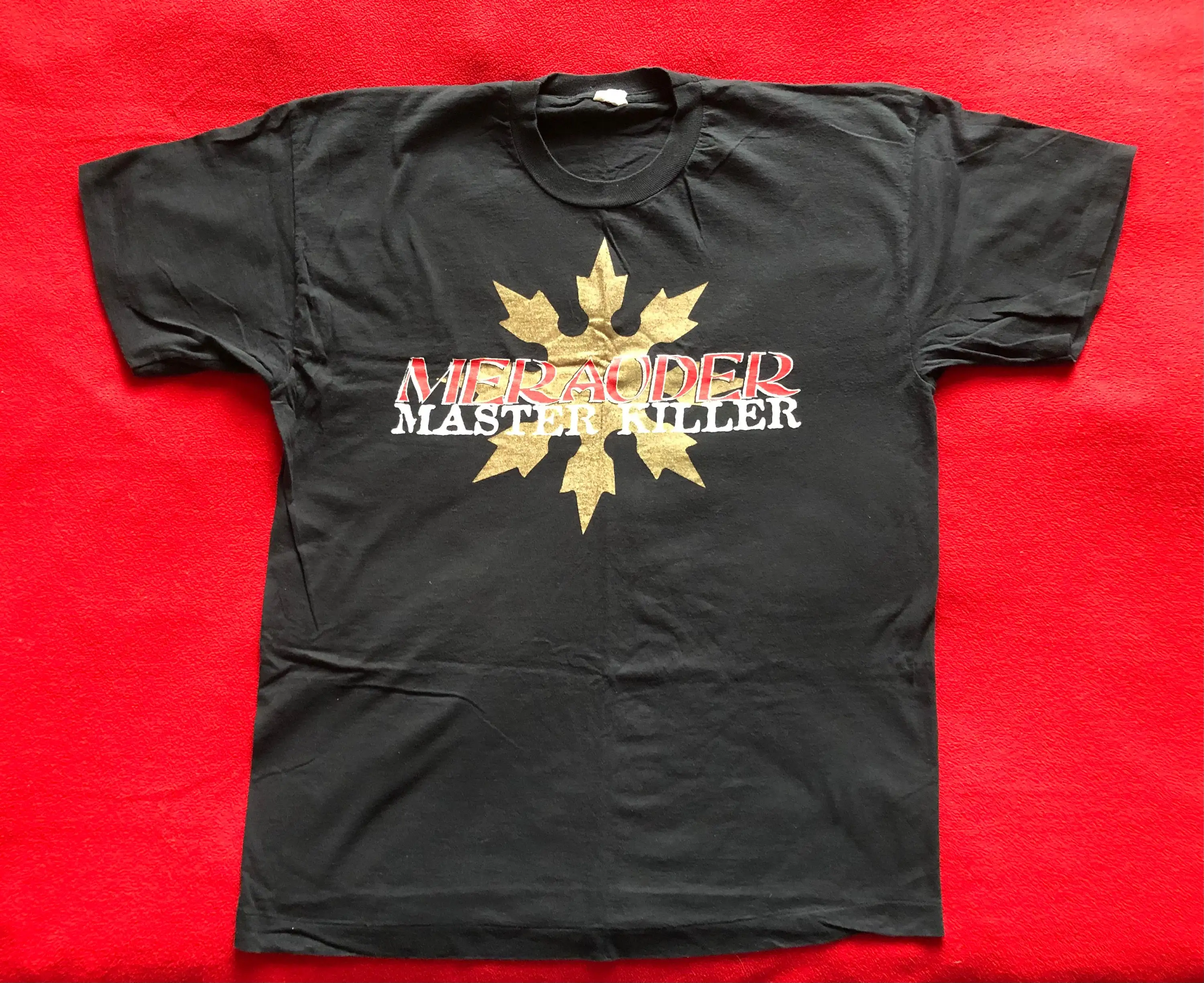 Merauder Extremely Rare Vintage Pre-Owned Master Killer 1996 Man\U2019S Shirt Xl