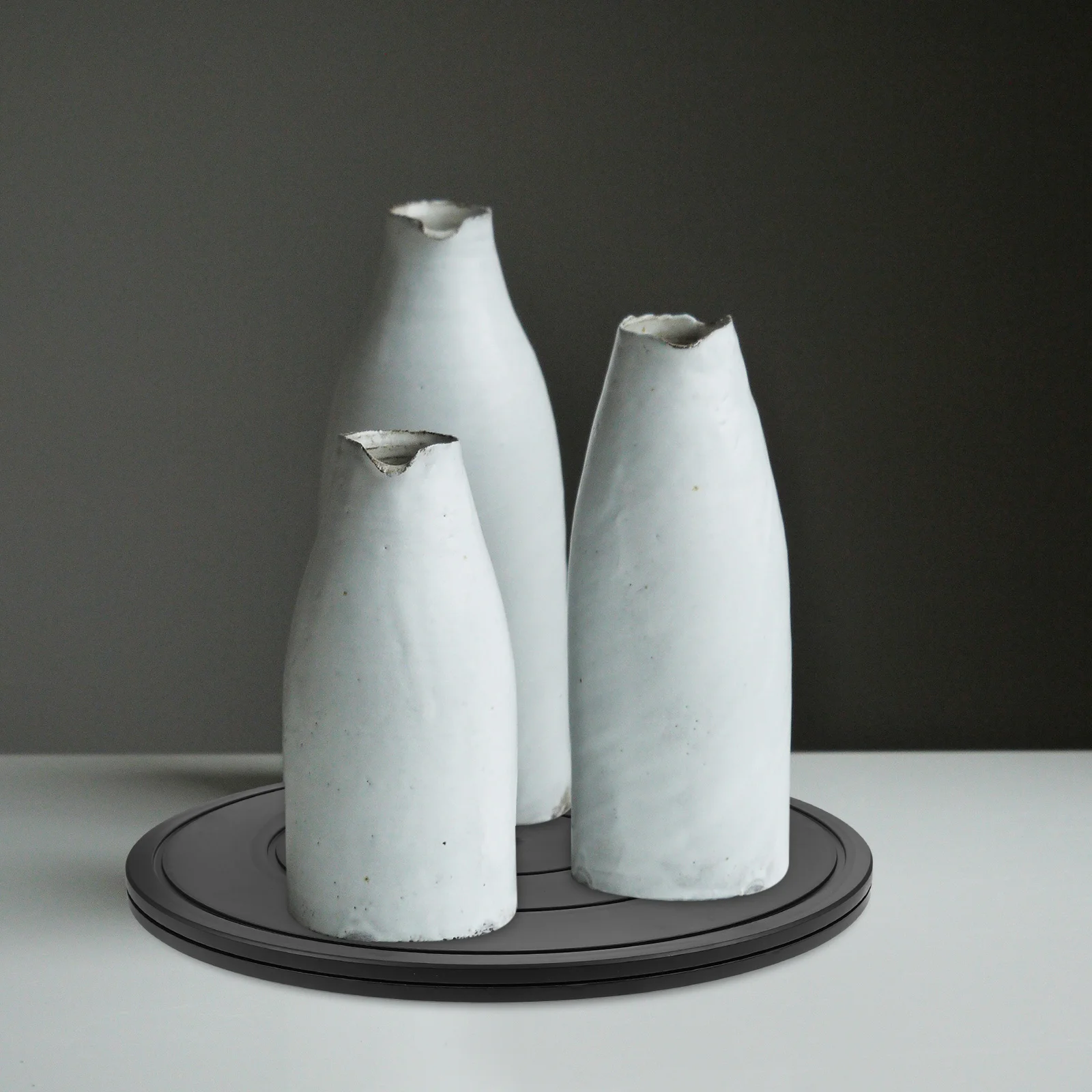 Plastic Turntable Base Stable 360 Degree Rotating Clay Sculpture Tool Pottery Wheel Plate Smooth Swivel Rotating Workbench Stand