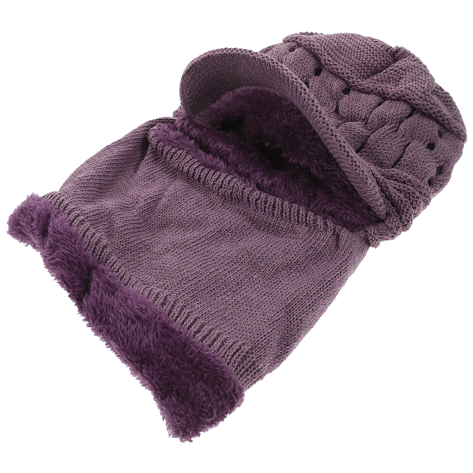 

Thermal Knitted Beanie Hat for Women Warm Multifunctional Outdoor Fashionable Yarn Hats Skiing Snowboarding Hiking