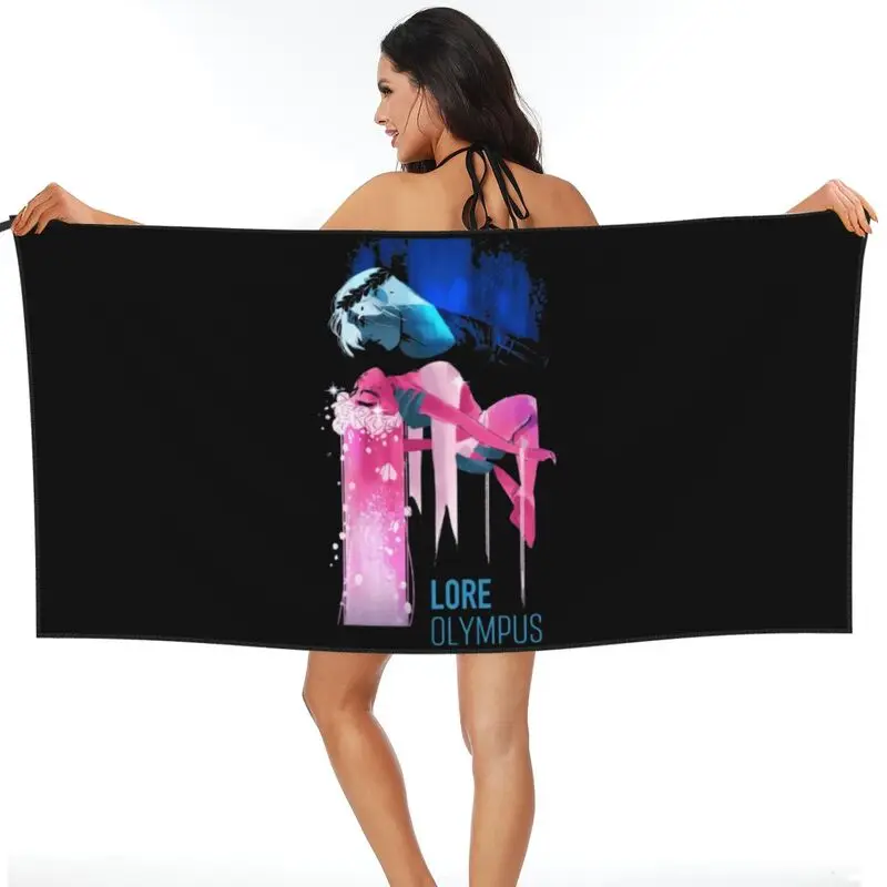 Lore Olympus Hades&Persephone Boyfriend Fit Girls Quick dry Towel New Smooth Absorbent Microfiber Good Quality