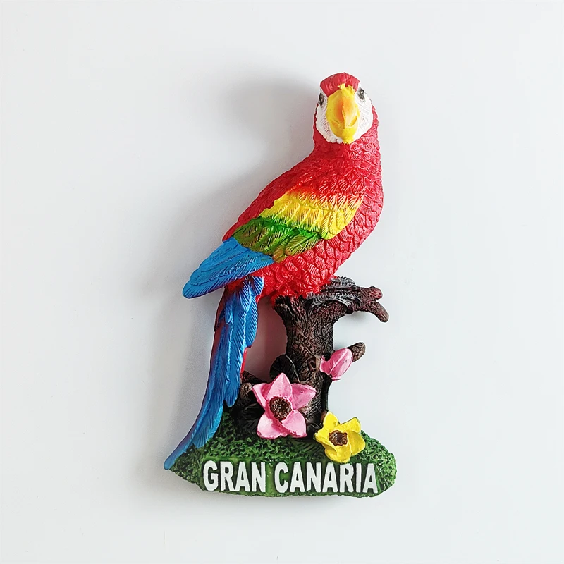 Parrot Camel On The Island Of Gran Canary, Spain 3D Fridge Magnets Tourism Souvenirs Refrigerator Magnetic Stickers