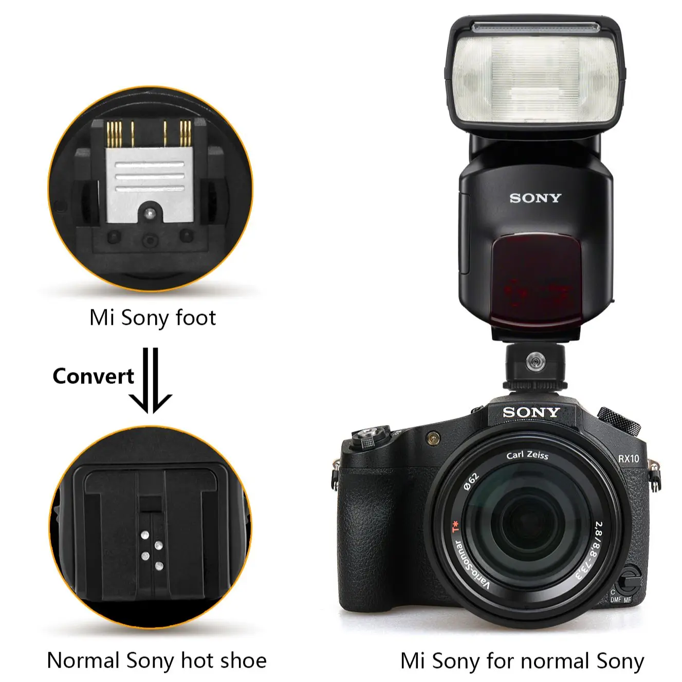 Pixel TF-335 For Sony Mi Convert To Universal for Sony DSLR SLR As ADP-MAA Hot Shoe Adapter Digital Camera Flash Speedlite