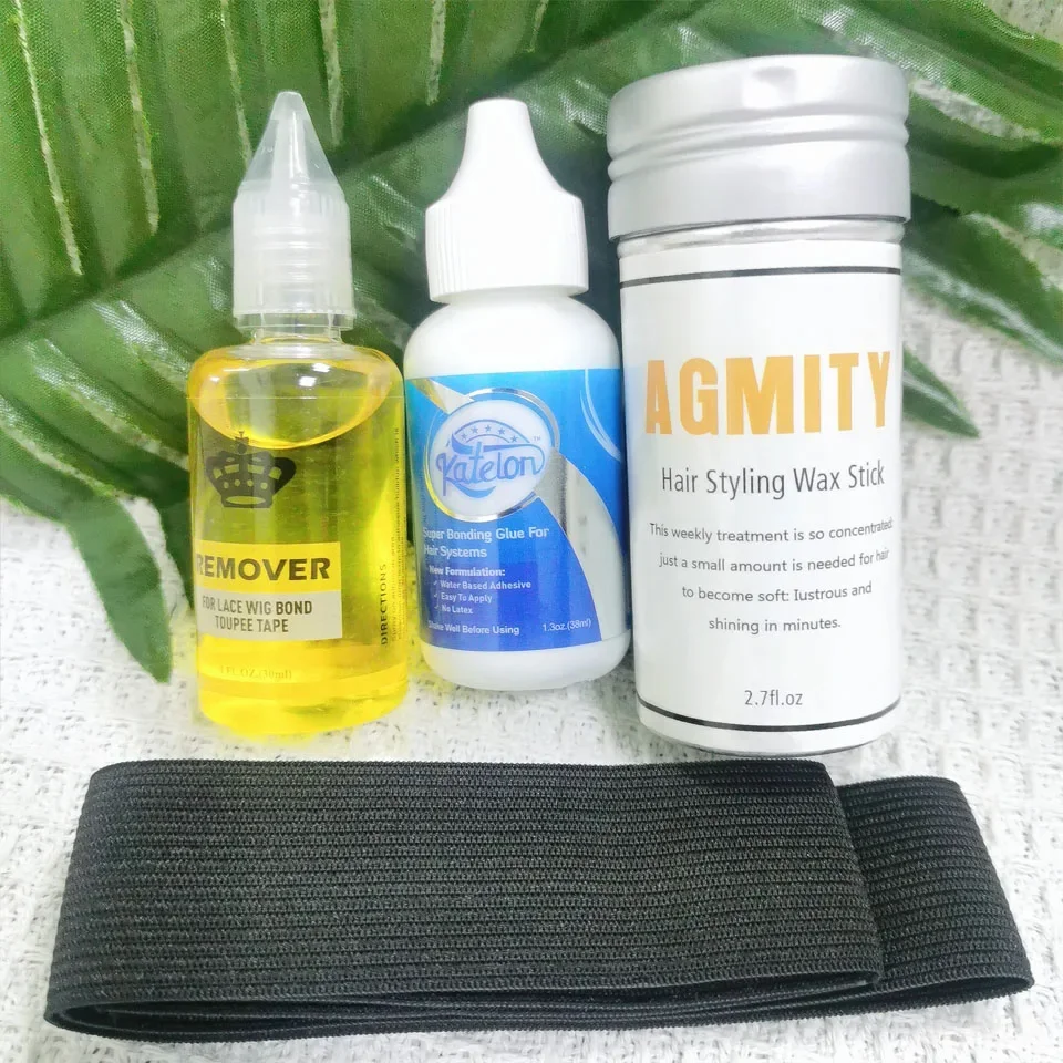 

Клей для парика с кружевной передней частью, водостойкий спрей для оттенка шнурка + клей для склеивания волос, невидимый для закрытия парика, спрей для окрашивания шнурка, средство для удаления клея