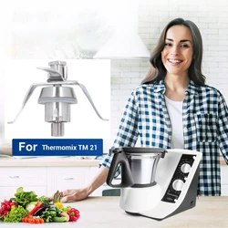 Vorwerk Thermomix TM21 믹서기 블레이드, 스테인리스 스틸 경화 믹서 교체 블레이드