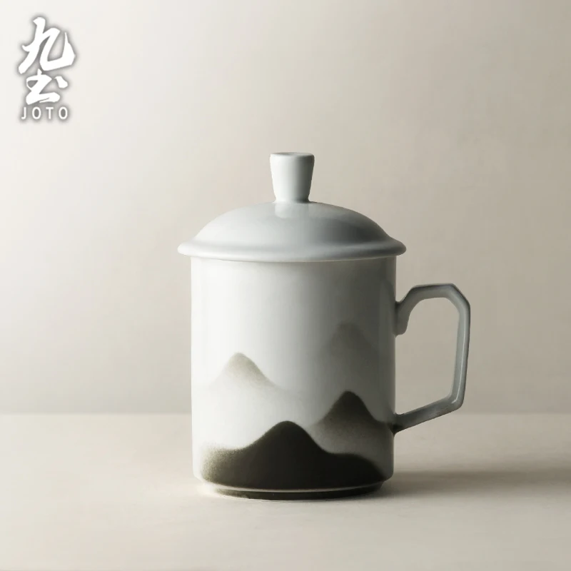 

JOTO Grip Comfort Ceramic Ink and Wash Faraway Mountain Mug CUPR0590