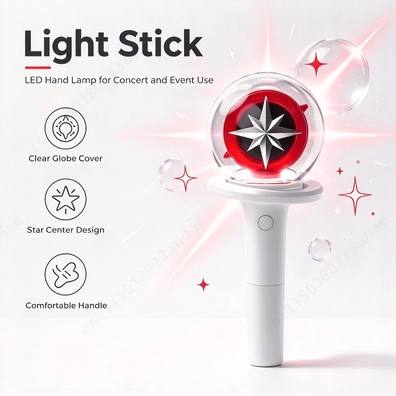 LED Light Stick Glow Wand, Hand Held Fluorescent Light for Concert Party Fan Cheering and Event Decoration