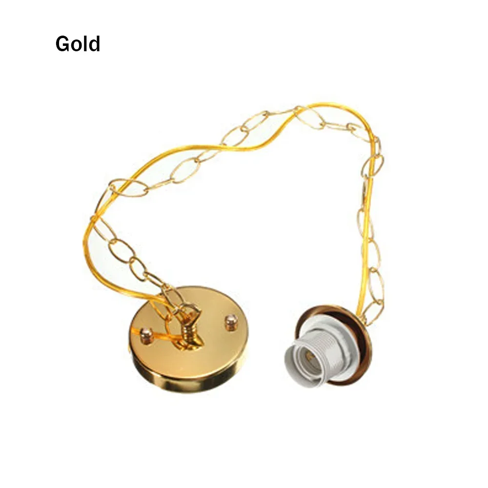 Vintage Pendant Light Kit E27 Ceiling Rose with Chain