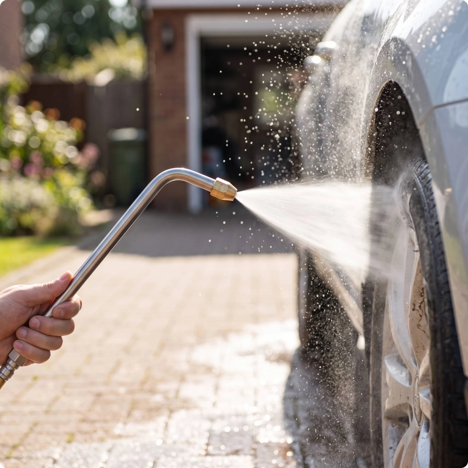 Angled Pressure Washer Lance Metal Pressure Washer Wand with Quick Connect Spray Wand with Brass Nozzle Long-Lasting Easy to Use