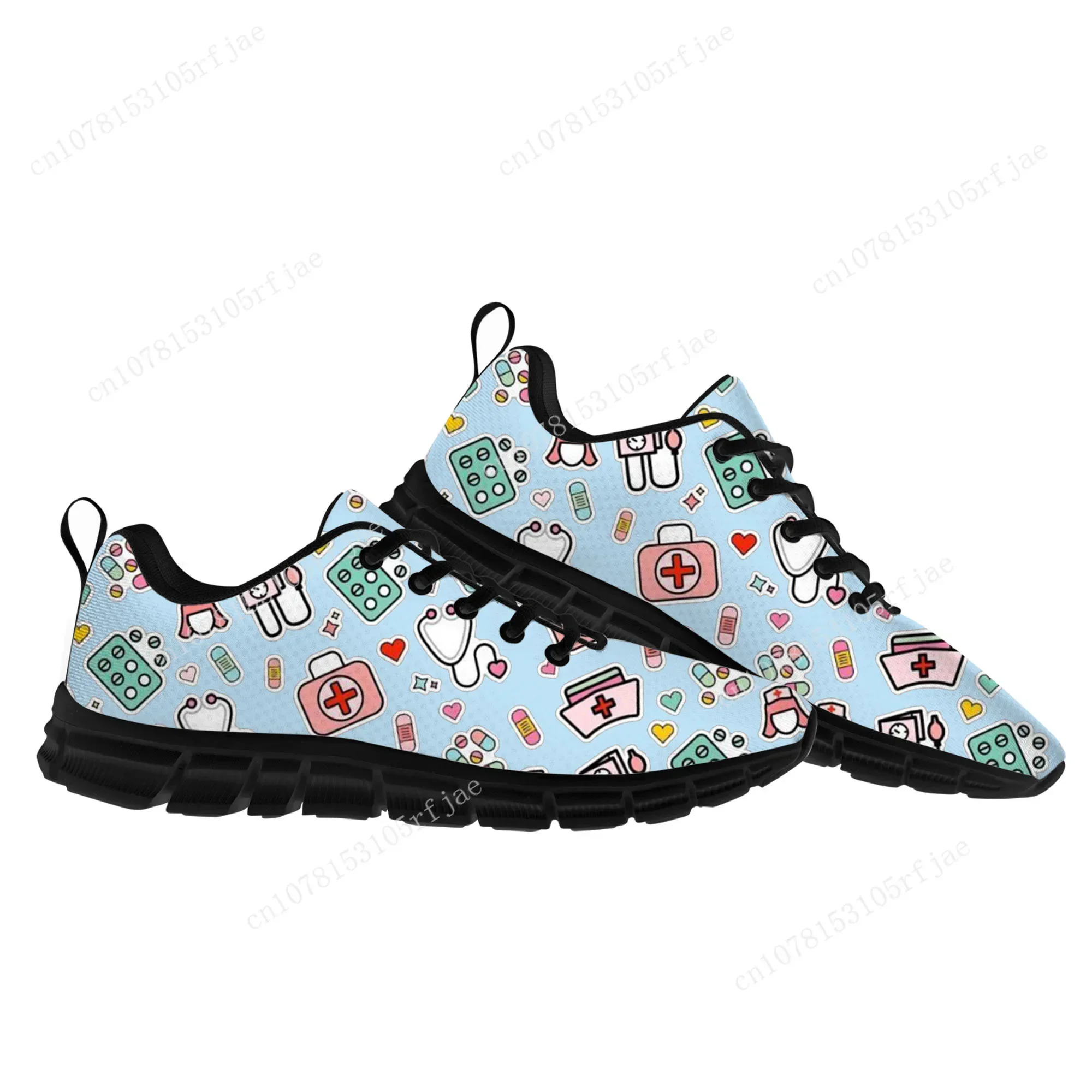 Hospital Medical Nurse Work Print Sports Shoes Mens Womens  Sneakers Sneaker Custom Built Shoes