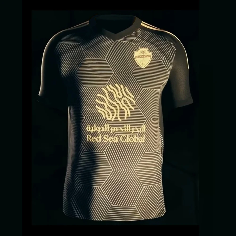 

24-25 Мужская футбольная рубашка Al Haus Saudi Third, молодежная детская негабаритная спортивная тренировочная футбольная миланская форма, дышащая майка унисекс