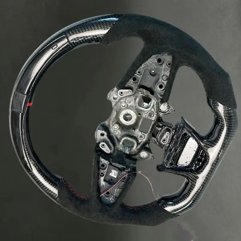 

Sports Wheel for Megane 4 Megane 4 RS with LED Display Black Carbon Fiber 2006 2012 2022 Real Carbon Quality for Renault Megane