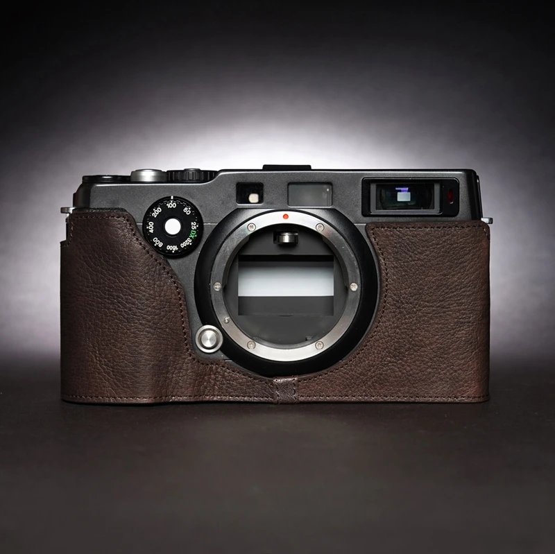 Genuine Leather Handmade Camera Half Case Camera Bag Design for  Hasselblad XPAN XPAN II FujifilmTX-1 TX2