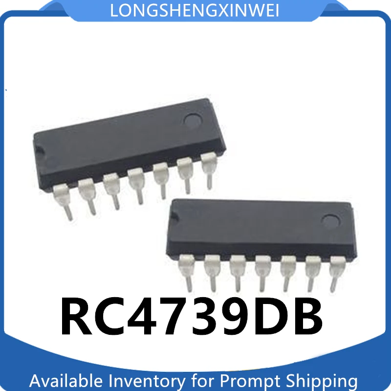 1PCS RC4739 RC4739DB DIP-14 NEW Integrated Circuit IC Chips on Stock