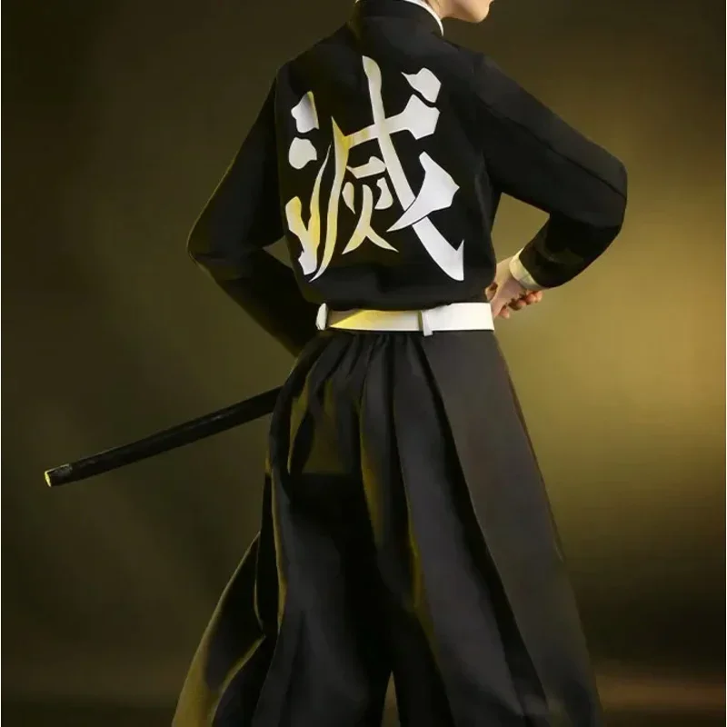 Anime Demon Slayer Tomioka Giyuu Kimetsu No Yaiba Cosplay Costumes Japanese Kimono Halloween Anime Exhibition Party Costumes