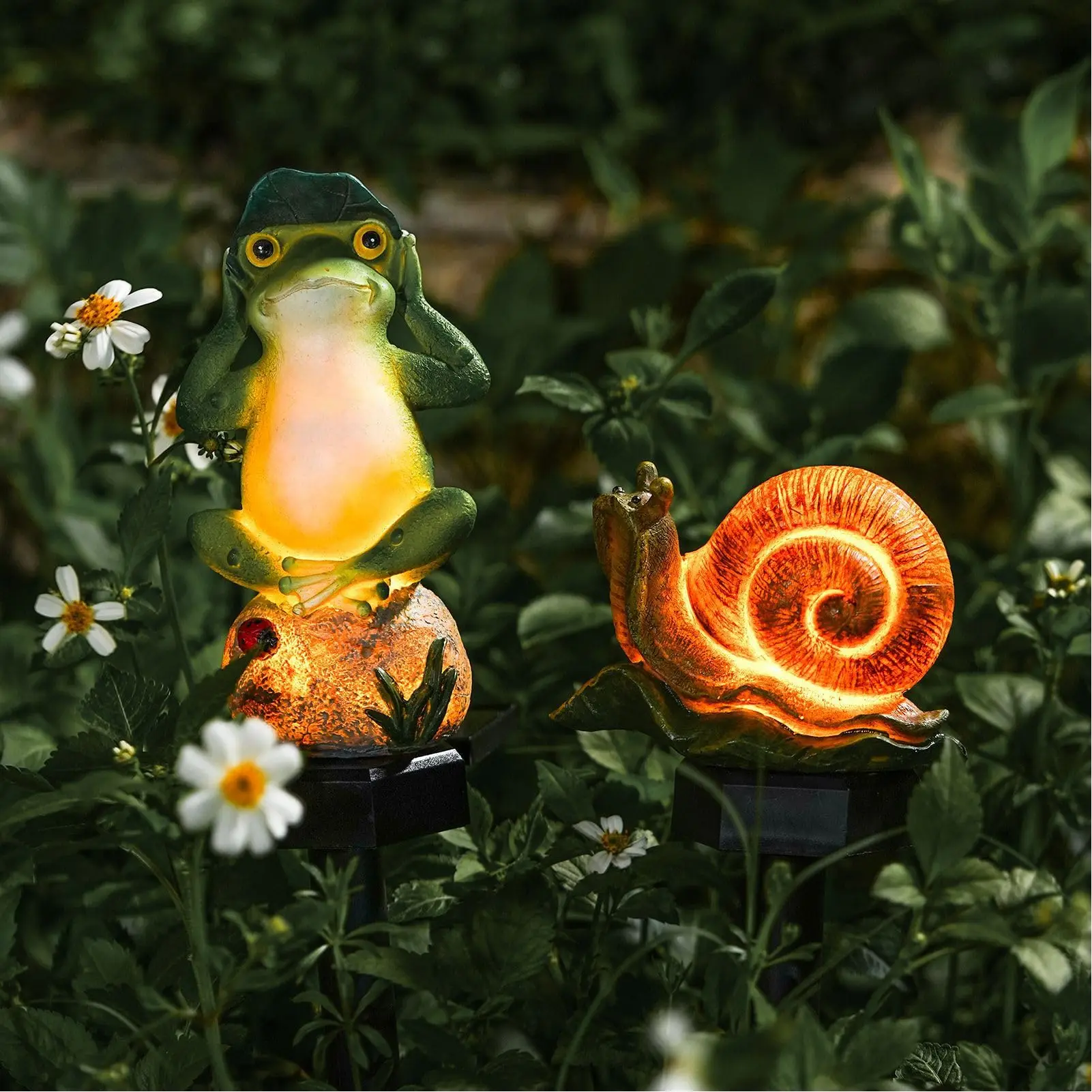 

Garden Animals Solar Light Waterproof Solar Statue Lamp for Garden Lawn Patio Pathway Courtyard Vila Sun Power Decorative Lights