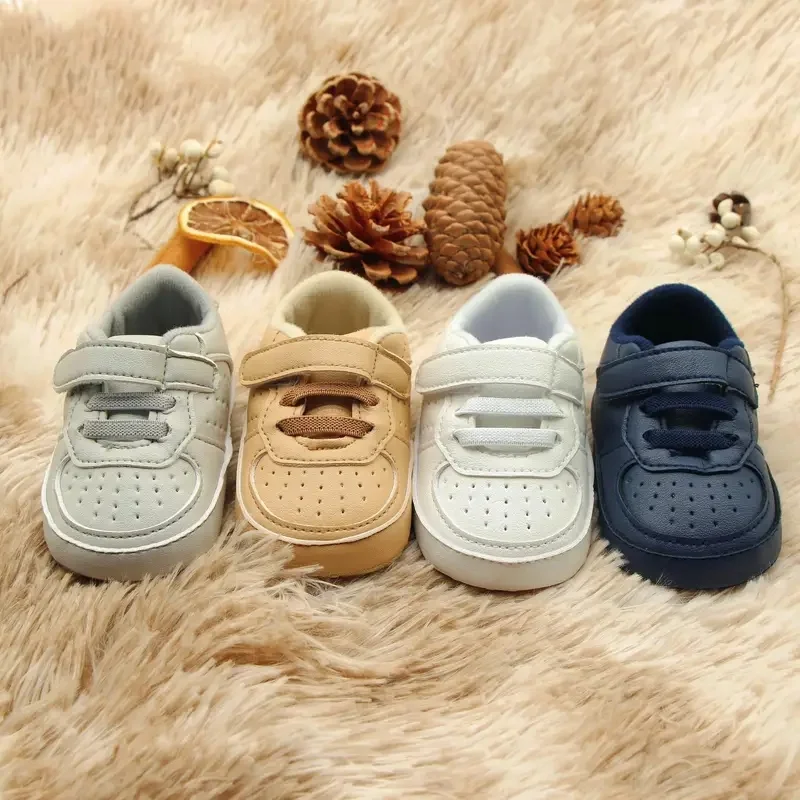 

Hot Selling Baby Casual Sports Shoes Spring and Autumn Girls and Boys High Quality Rubber Sole Anti Slip Prewalker Shoes