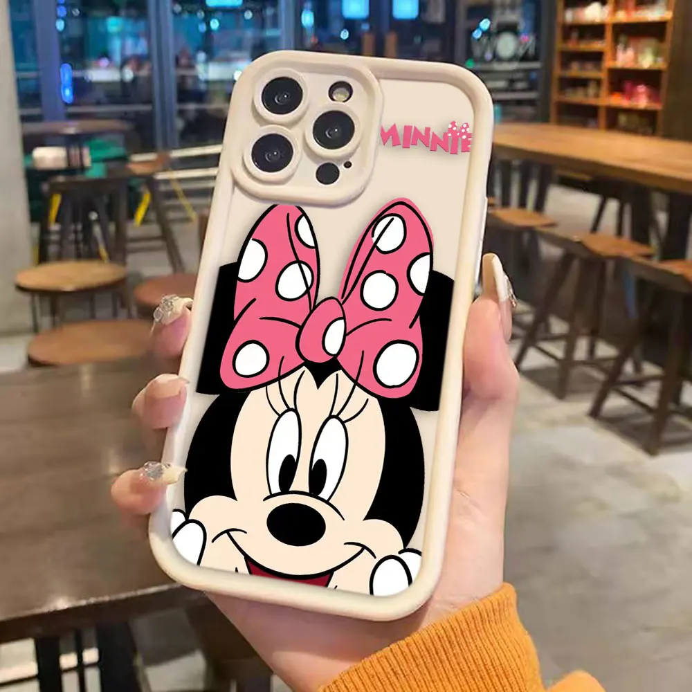 Cartoon Cute Mickey Mouse Phone Case For VIVO Y15S Y17 Y19 Y20 Y21 Y22S Y27 Y28 Y35 Y36 Y50 Y51 Y72 Y75 Y76 Y77 Y78 4G 5G Case