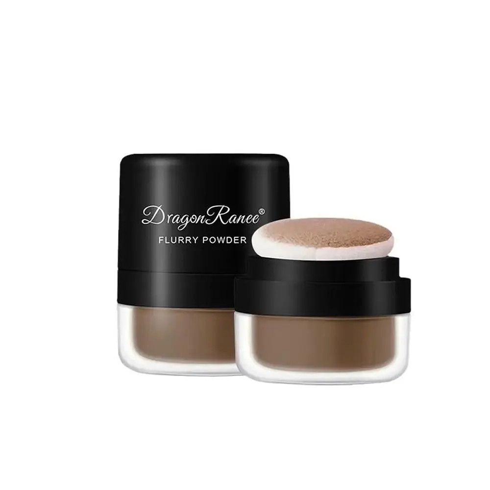 Convenient Hairline Repair Hair Line Powder with Puff Thin Powder Fluffy Powder 3 Colors No-wash Loose Powder Hair Concealer