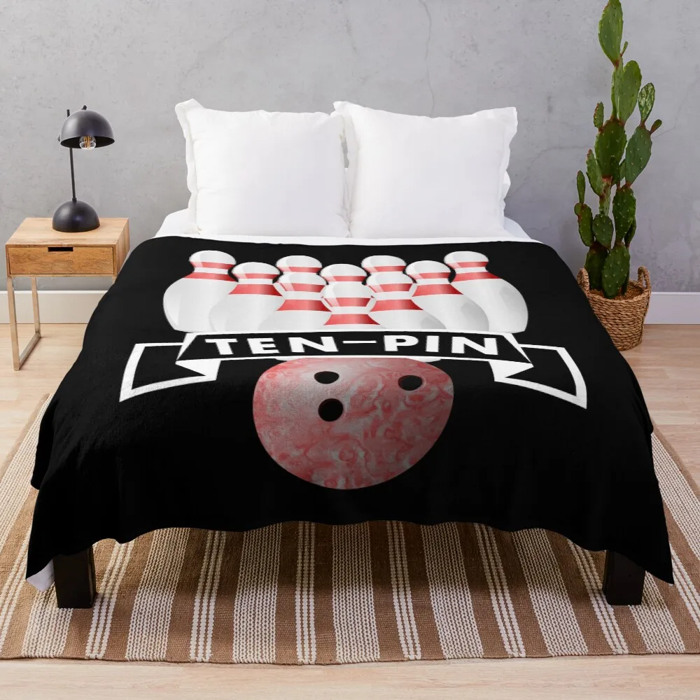

Ten Pin Bowling Throw Blanket